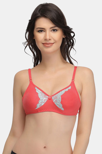 Clovia Women Full Coverage Non Padded Bra - Buy Red Clovia Women Full  Coverage Non Padded Bra Online at Best Prices in India