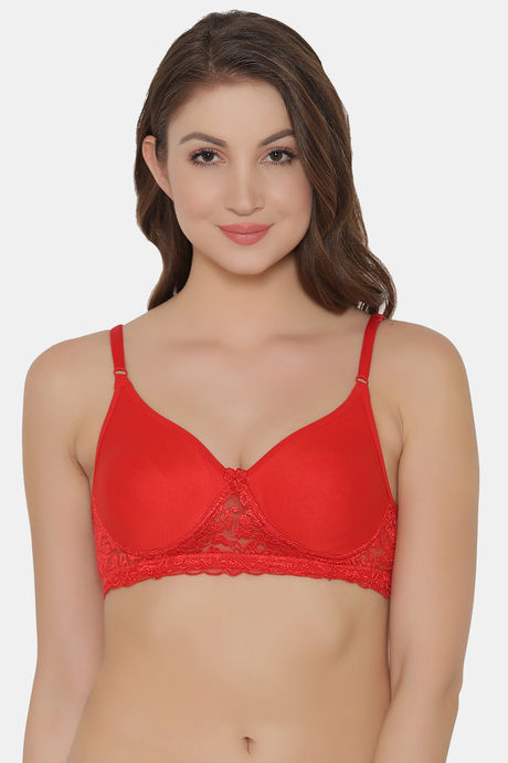 Clovia - Keep it red hot underneath in our sexy red bra