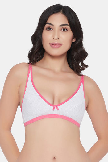 Buy Clovia Grey Non Wired Non Padded Sports Bra for Women Online