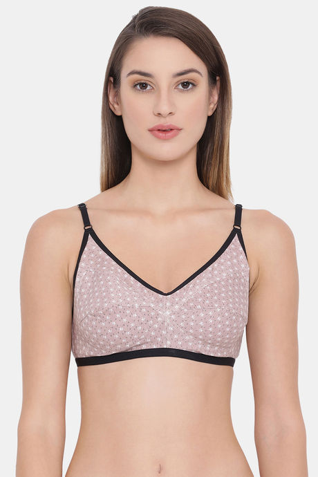 Buy Clovia Double Layered Non Wired Full Coverage Basic Bra - Nude