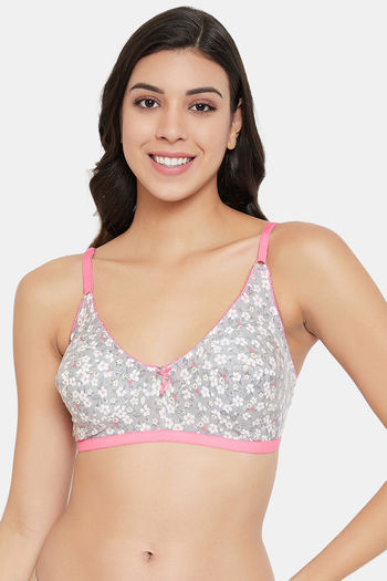 Buy online Grey Net Bralette Bra from lingerie for Women by Clovia for ₹699  at 30% off