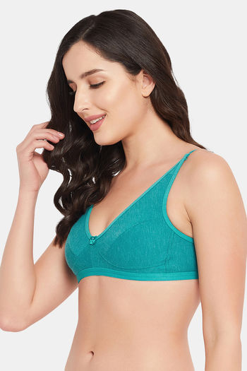 Buy Clovia Single Layered Non Wired Medium Coverage T-Shirt Bra