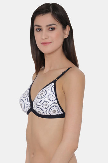 Buy Clovia Double Layered Non Wired Basic Bra - White at Rs.599 online