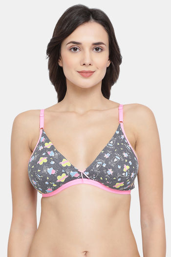 Buy Clovia Double Layered Non Wired Medium Coverage Basic Bra