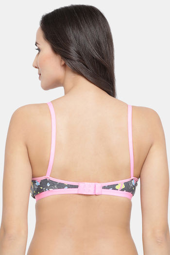 Buy Clovia Double Layered Non Wired Medium Coverage Basic Bra - Grey at  Rs.305 online