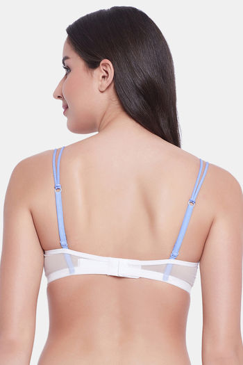 Buy Clovia Lightly Padded Non Wired Full Coverage T-Shirt Bra - White at  Rs.588 online
