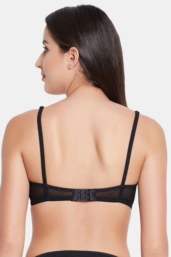 Buy Clovia Lightly Padded Non Wired Full Coverage T-Shirt Bra - Black at  Rs.588 online