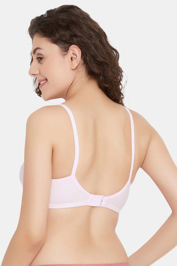 Buy Clovia Double Layered Non Wired Full Coverage Maternity / Nursing Bra -  Pink at Rs.999 online