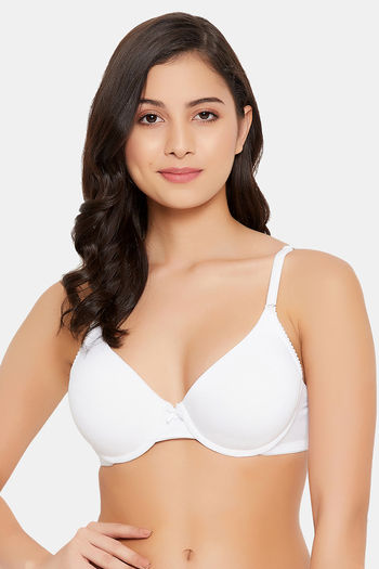 push up bralette white