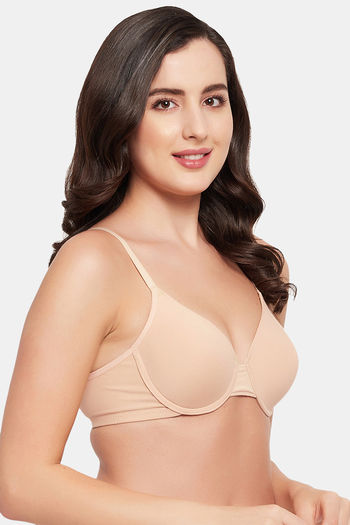 Buy PrettyCat Padded Wired Front Closure Push-Up Bra - Purple at Rs.405  online