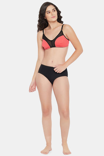 Buy Clovia Double Layered Non Wired Full Coverage T-Shirt Bra - Peach at  Rs.359 online