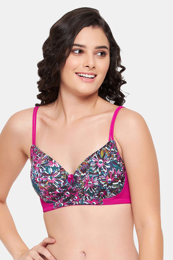 Buy Zivame Padded Non Wired Full Coverage Mastectomy Bra - Plume at Rs.538  online