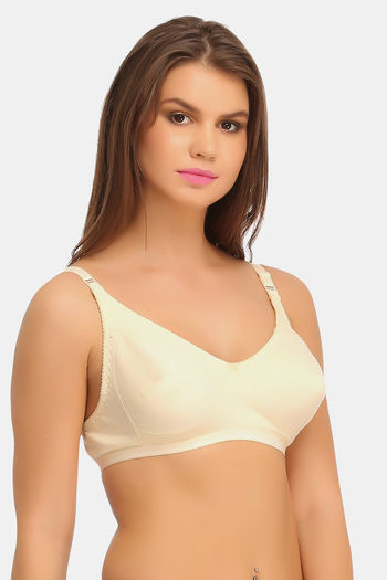 Buy Clovia Double Layered Non Wired Full Coverage Basic Bra - Beige at  Rs.309 online