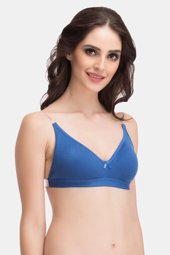 Buy Clovia Double Layered Non Wired Full Coverage T-Shirt Bra