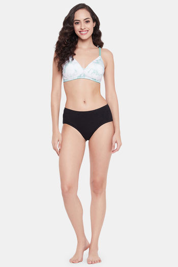 Buy Clovia Lightly Padded Non-Wired Full Coverage T-Shirt Bra - Blue at  Rs.588 online