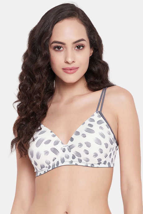 Buy Clovia Lightly Padded Non Wired Full Coverage T-Shirt Bra - White at  Rs.588 online