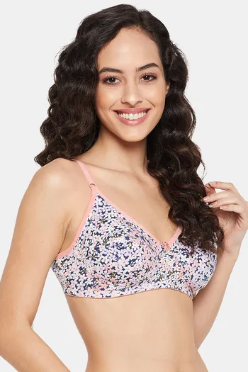 Buy Clovia Lightly Padded Non-Wired Full Cup Multiway Bra In Peach