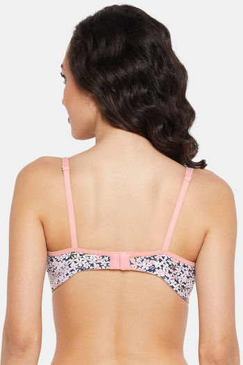 Buy Clovia Double Layered Non Wired Full Coverage T-Shirt Bra - Peach at  Rs.353 online