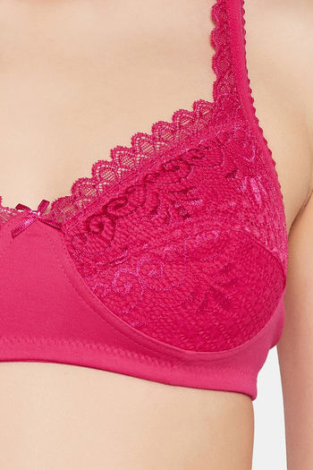 Buy Clovia Padded Non-Wired Full Coverage T-Shirt Bra - Pink at Rs.509  online