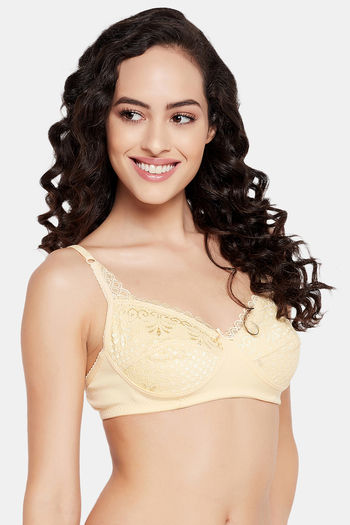 Buy Clovia Padded Non-Wired Full Coverage T-Shirt Bra - Nude at Rs.509  online