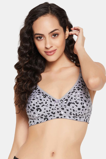 Buy Non-Padded Non-Wired Full Coverage Printed Bra - Cotton Online