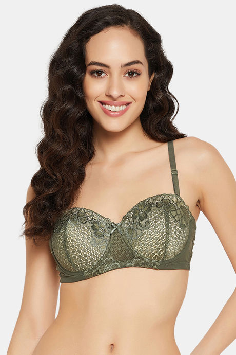 Clovia Padded Underwired Strapless T-Shirt Bra with Balconette Style 