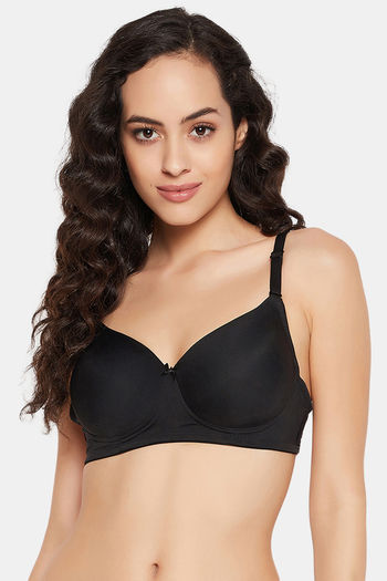Buy Amante Padded Wired Full Coverage T-Shirt Bra - Black at Rs