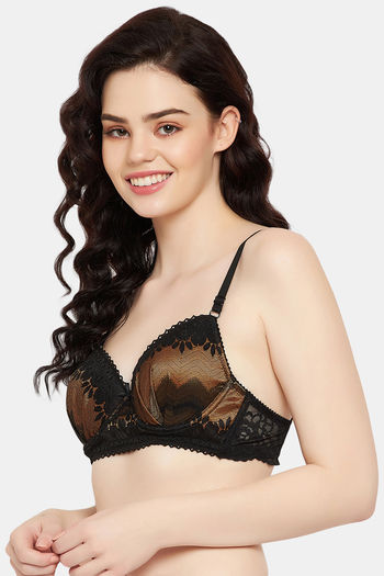 Buy Marks & Spencer Printed Lace Trim Wired Full Cup Bra online