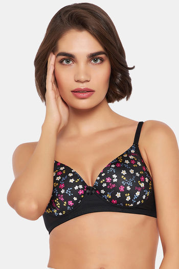 Clovia Padded Underwired Demi Cup Multiway Bra In Dark Pink - Lace