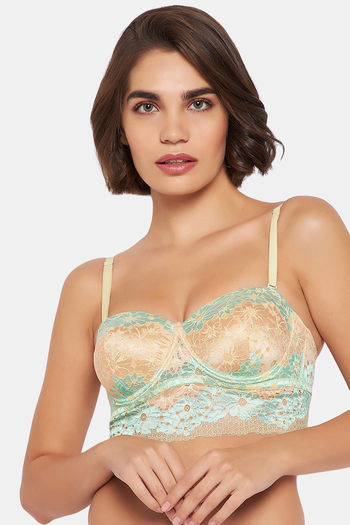 Buy Clovia Padded Wired Medium Coverage Bralette - Assorted at Rs.735  online