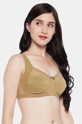 Buy Clovia Double Layered Non Wired Full Coverage T-Shirt Bra - Green at  Rs.599 online