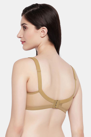 Buy Clovia Double Layered Non Wired Full Coverage T-Shirt Bra - Green at  Rs.599 online