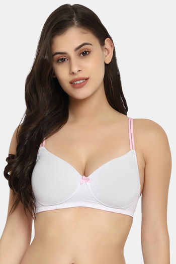 Buy BITZ Padded Non Wired Full Coverage T-Shirt Bra - Black Beauty at  Rs.350 online