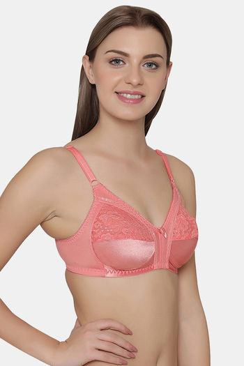 Buy Clovia Double Layered Non-Wired Full Coverage T-Shirt Bra