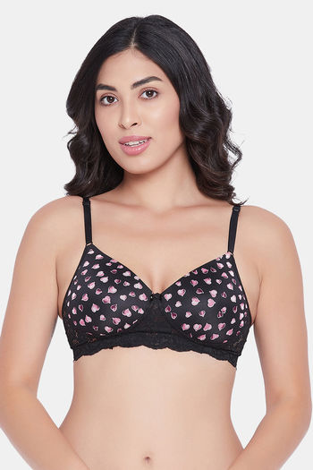 Amante printed padded non-wired bra online--American Beauty