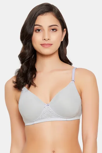 Buy Clovia Padded Non Wired Full Coverage T-Shirt Bra - Brown at Rs.588  online