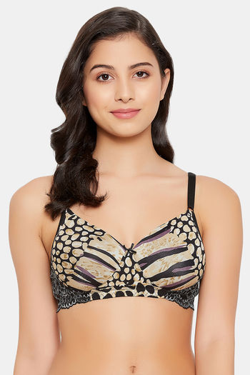 Buy Clovia Padded Non Wired Full Coverage T-Shirt Bra - Beige at Rs.1199  online