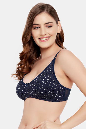 Buy Rosaline Everyday Double Layered Non-Wired Full Coverage Super Support  Bra - Equestrain Red at Rs.350 online