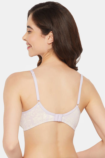 Buy Clovia Padded Wired Full Coverage T-Shirt Bra - Purple at Rs.588 online