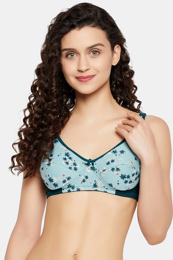 Buy Clovia Cotton Pack of 2 Non-Padded Non-Wired Full Coverage Bra -  Multi-Color Online