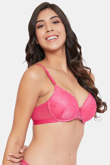 Buy Lightly Padded Underwired Full Figure Bra in Skin Colour - Lace Online  India, Best Prices, COD - Clovia - BR1982P24