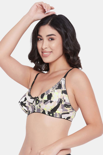 Buy Clovia Single Layered Non Wired Full Coverage T-Shirt Bra - Assorted at  Rs.329 online