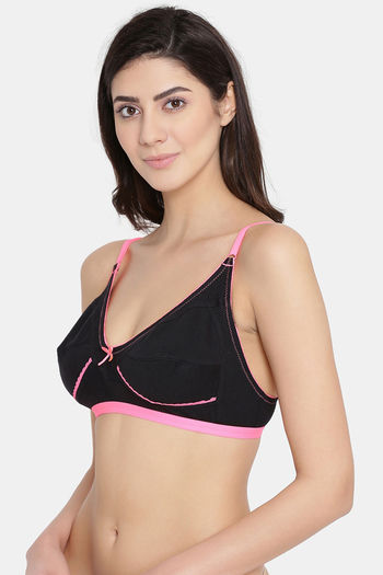 Buy Clovia Double Layered Non Wired Full Coverage T-Shirt Bra