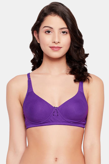 Buy Clovia Pack Of 2 Cotton Non-Padded Non-Wired Full Cup Bra