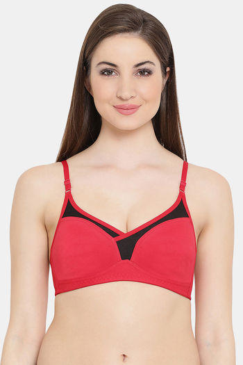 Buy Clovia Single Layered Non Wired Full Coverage T-Shirt Bra - Grey at  Rs.599 online