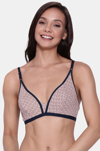 Buy Enamor Lightly Padded Moulded Non wired Bra-Pink at Rs.599