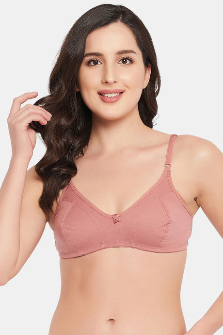 Clovia Pink Cotton Solid Non Wired T-shirt Bra With Layered Cups And High  Waist Hipster Panty For Women at Rs 902, Palakkad