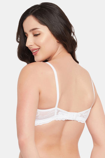 Buy Clovia Padded Non Wired Full Coverage T-Shirt Bra - White at Rs.359  online
