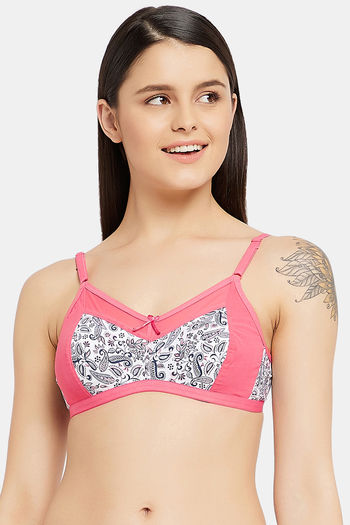 Buy Zivame Beautiful Basics Double Layered Non Wired Full Coverage Backless  Bra - Crystal Seas at Rs.389 online