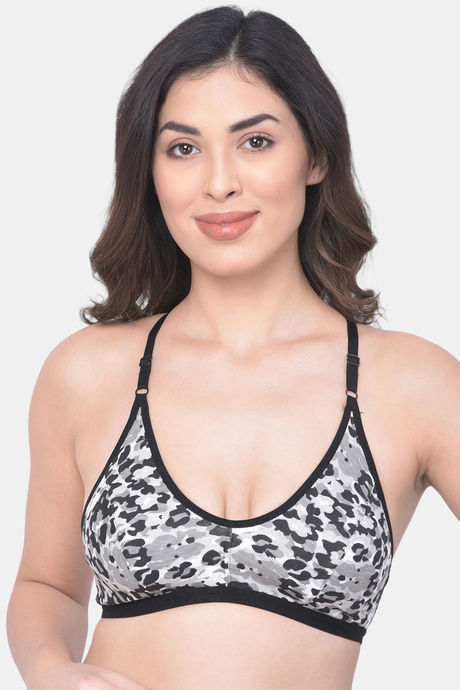 Clovia Double Layered Non Wired Full Coverage T-Shirt Bra - White